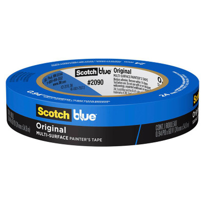 3M ScotchBlue Original Multi-Surface Painter's Tape (0.94" x 60 YD) 24mm x 55m