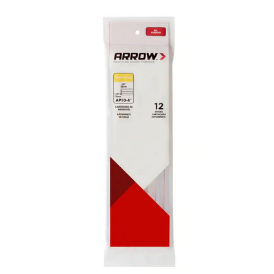 Arrow All-Purpose Clear Full Size Glue Sticks 10" - 12-Pack