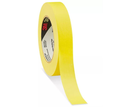 3M Performance Yellow Masking Tape 301+ (.94" X 60.1YD) 24mm x 55m