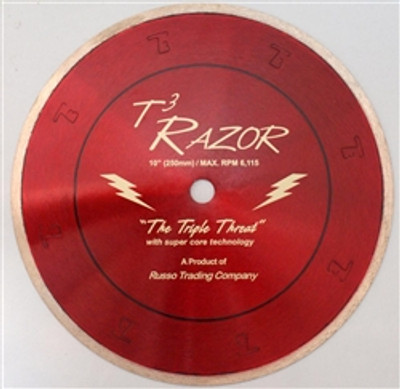 RTC T3 Razor Diamond Blade, 10"