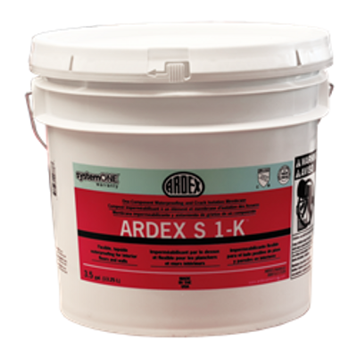 Ardex S1-K One-Component Waterproofing/Crack Isolation Membrane