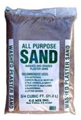 Bagged Washed Plaster Sand