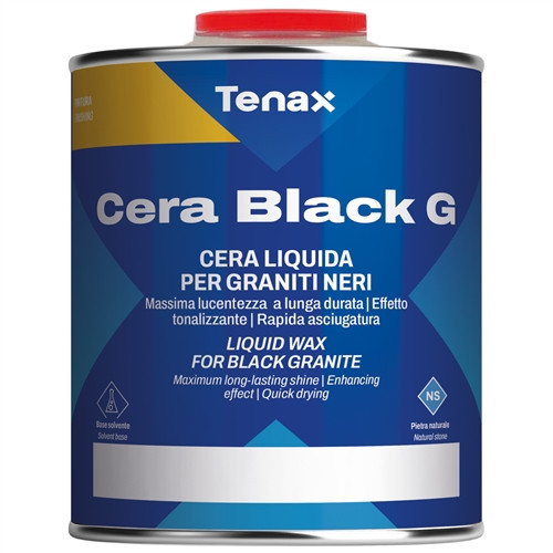 Tenax Cera Black G Black Granite Wax - Quart