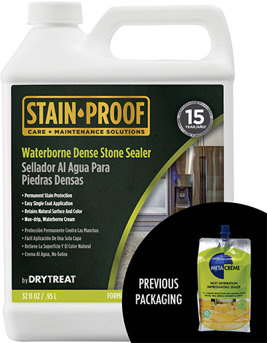 Stain-Proof Waterborne Dense Stone Sealer - Next Generation Impregnating Sealer