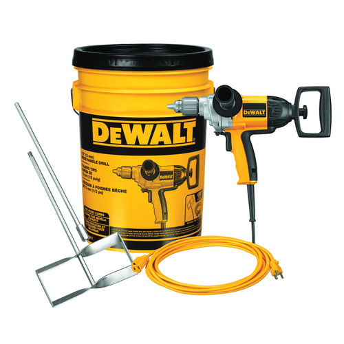 DEWALT DW130VBKT Spade Drill Kit with Mixing Pail
