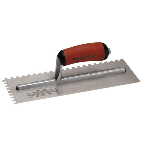 Marshalltown Square Notched Trowel 1/4 X 3/8 X 1/4