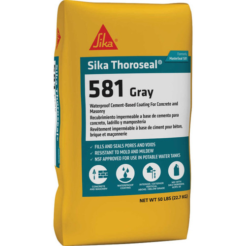 Sika Thoroseal 581 (formerly MasterSeal 581) - 50 lb