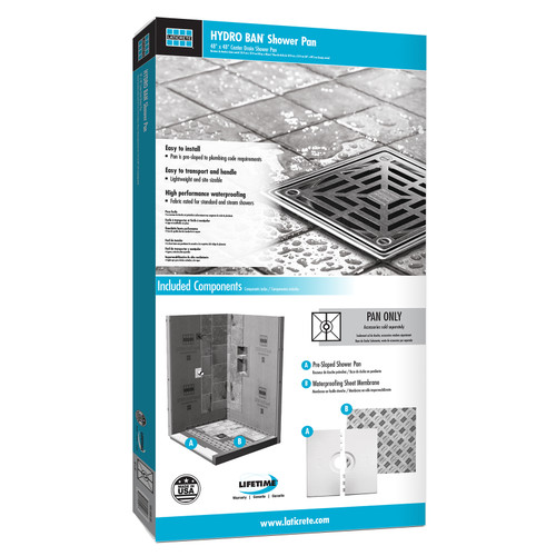 Laticrete Hydro Ban Shower Pan Drain