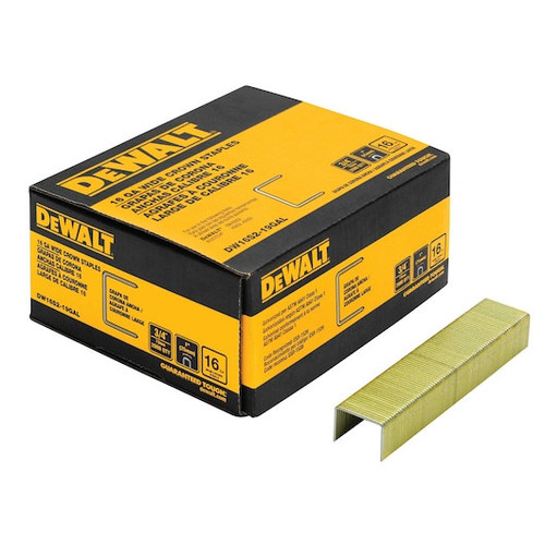 DeWalt 16-Gauge 3/4 1" Crown Staples
