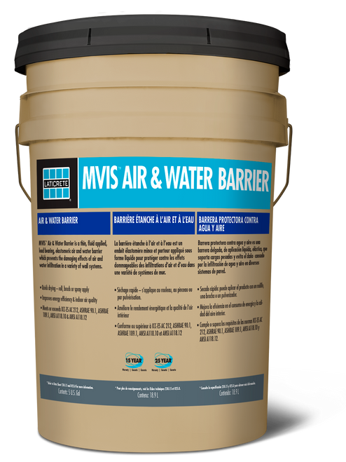 Laticrete MVIS Air & Water Barrier - 5 Gallon