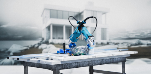 Omega Diamond Blue Ripper Miter Master Rail Saw