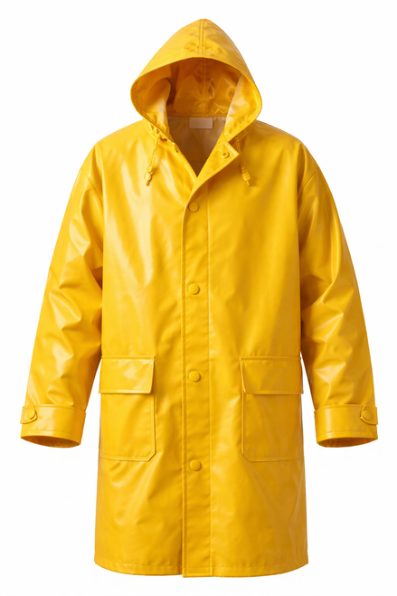 Storm Breaker PVC Yellow Rain Coat