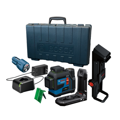 Bosch 12V Max 360° Connected Green-Beam Laser with Battery