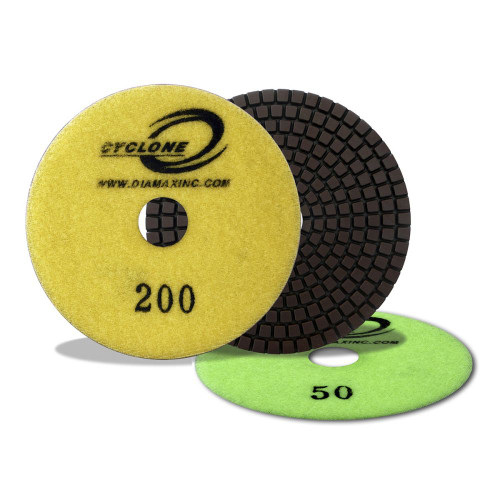 Diamax 5" Cyclone R Series Wet Polishing Pads
