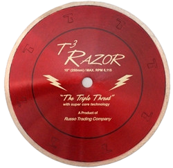 RTC T3 Razor Diamond Blade, 10"