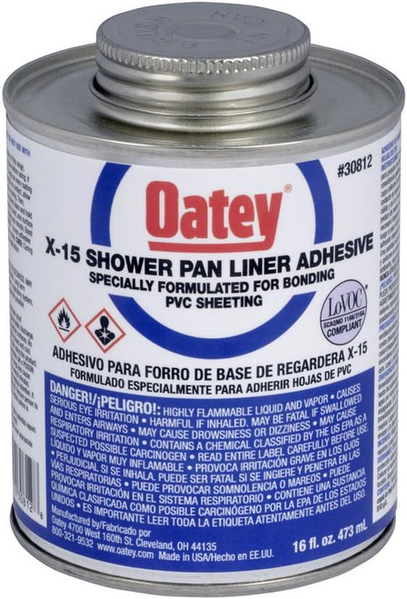 Oatey Bonding Adhesive X-15, 1 pint