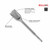 Bosch 4-1/2" x 17" Clay Spade SDS-Max Hammer Steel