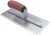 Marshalltown 1/4" x 3/8" x 1/4" Standard Square Notched Trowel - 11" x 4-1/2"