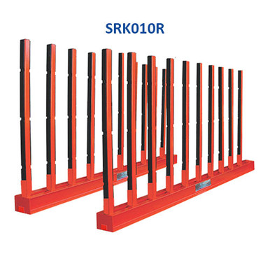 Abaco Slab Rack Set with 20 Poles - Black Rubber