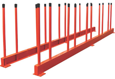 Slab Rack Posts Abaco Remnant Slab Rack Set - Black Caps