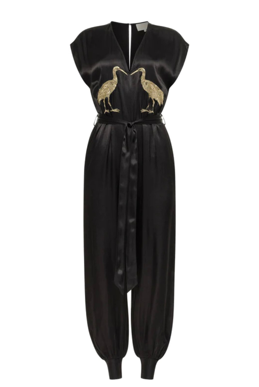 Carolina K Maena Jumpsuit Black Monkee s of Draper