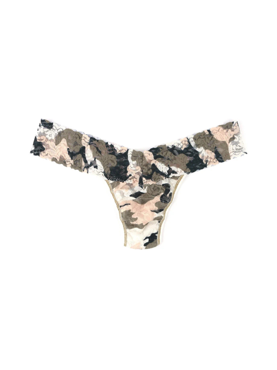 SALE Printed Signature Lace Low Rise Thong