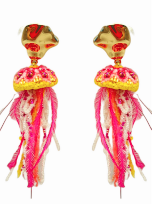 Mignonne Gavigan Lion's Mane Jellyfish Earrings