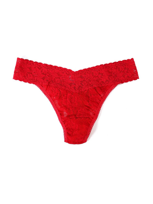 Hanky Panky Signature Lace Original Rise Thong, Rolled