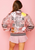 Queen of Sparkles Queen of Sports Bomber- Pink