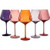 Wine Savant Khen Colored Crystal Wine Glass, Set of 5