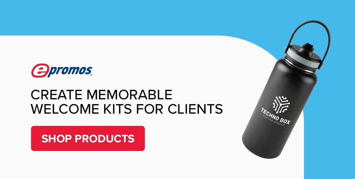 Shop Epromos Welcome Kits for New Clients - ePromos Promotional Products, LLC