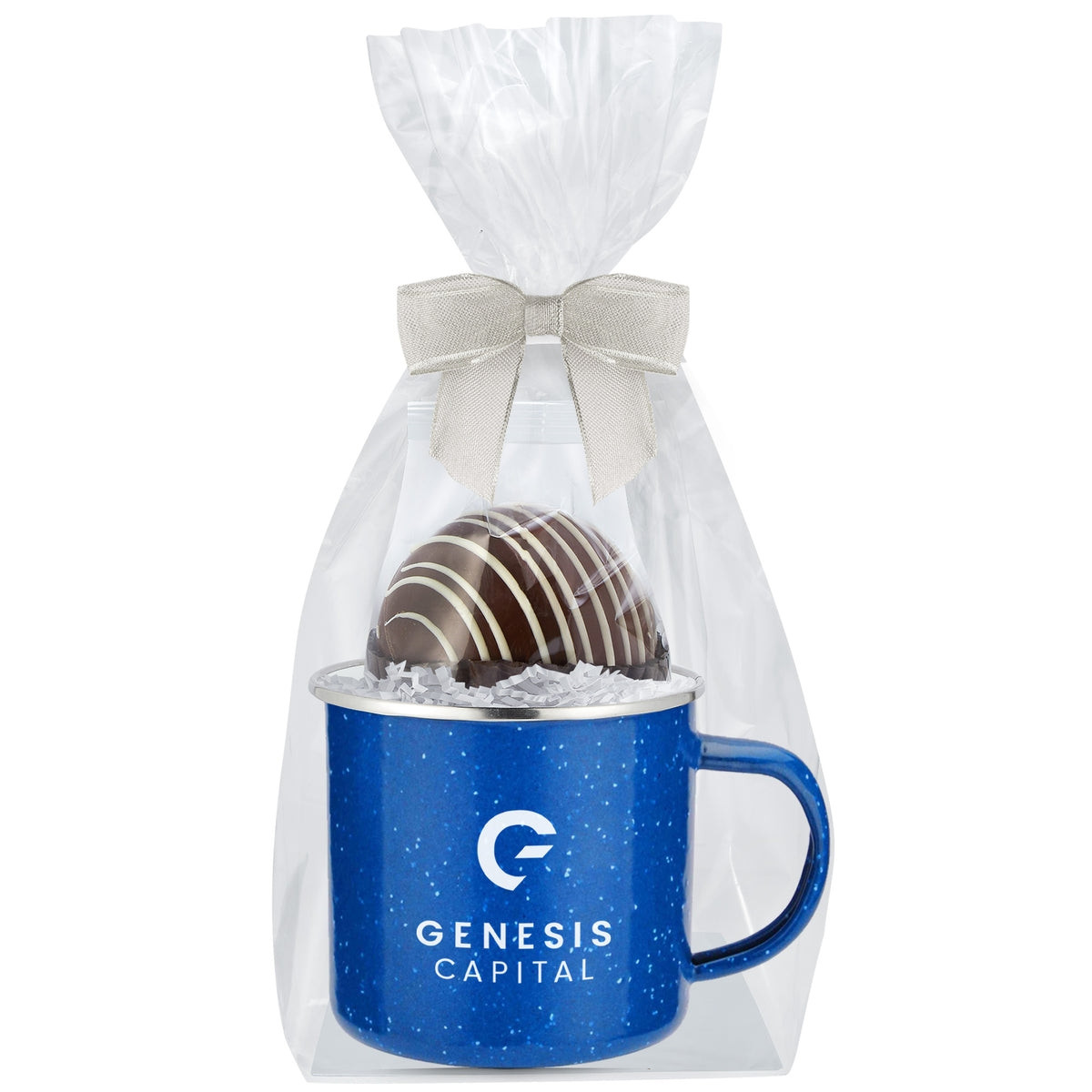 Speckled Custom Campfire Mug w/ Hot Chocolate Bomb