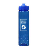 Translucent Promotional Water Bottle w/ Bubble Grip - 24 oz. - view 4