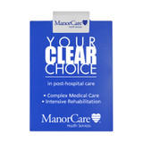 Two-Tone Printed Clipboard - 9.2"w x 13"h