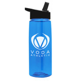 Translucent Promotional Sport Bottle w/ Flip Straw Lid - 26 oz. - view 3