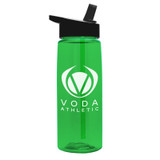 Translucent Promotional Sport Bottle w/ Flip Straw Lid - 26 oz. - view 5