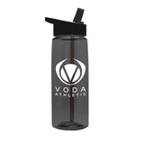 Translucent Promotional Sport Bottle w/ Flip Straw Lid - 26 oz. - view 9