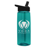 Translucent Promotional Sport Bottle w/ Flip Straw Lid - 26 oz. - view 10