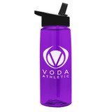 Translucent Promotional Sport Bottle w/ Flip Straw Lid - 26 oz. - view 11