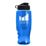 Translucent Promotional Sports Bottle w/ Flip Lid - 27 oz. - view 3