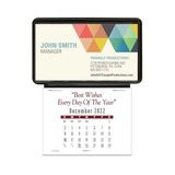 Press n' Stick Business Card Holder Calendar