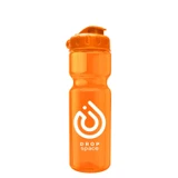 Translucent Custom Water Bottle w/ Flip Lid - 28 oz. - view 5