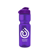 Translucent Custom Water Bottle w/ Flip Lid - 28 oz. - view 9