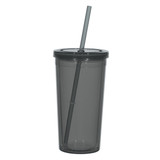 Double Wall Hot/Cold Custom Tumbler w/ Straw - 24 oz. - view 8