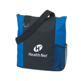 Two-Tone Zippered Eco-Friendly Custom Tote Bag - 14