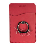 LEEMAN NYC Tuscany Custom Cell Phone Wallet w/ Ring Phone Stand - view 4