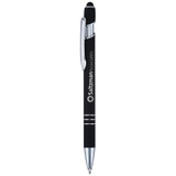 Rubberized Executive Promotional Stylus Click Pen