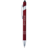 Rubberized Executive Promotional Stylus Click Pen - view 4