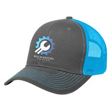 Two-Tone Structured Custom Cap w/ Mesh Back - view 2