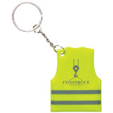 Reflective Safety Vest Promotional Keytag - view 1